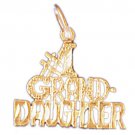 14K GOLD SAYING CHARM - GRANDDAUGHTER #10034