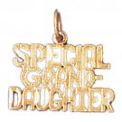 14K GOLD SAYING CHARM - SPECIAL GRANDDAUGHTER #10031
