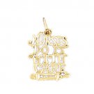 14K GOLD SAYING CHARM - NURSES DO IT WITH CARE #10630 14K GOLD SAYING CHARM - NURSES DO IT WITH CARE #10630
