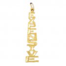 14K GOLD SAYING CHARM - EXPENSIVE #10612