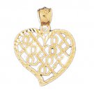 14K GOLD SAYING CHARM #10231