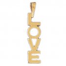 14K GOLD SAYING CHARM - LOVE #10214