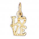 14K GOLD SAYING CHARM - LOVE #10212