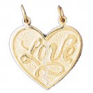 14K GOLD SAYING CHARM - LOVE #10208
