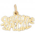 14K GOLD SAYING CHARM - SOMEONE SPECIAL #10266