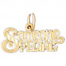 14K GOLD SAYING CHARM - SOMEONE SPECIAL #10265