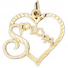 14K GOLD SAYING CHARM - SPECIAL #10254