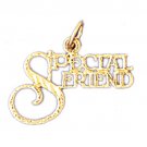14K GOLD SAYING CHARM - SPECIAL FRIEND #10373