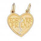 14K GOLD SAYING CHARM - FOREVER FRIEND #10358
