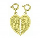 14K GOLD SAYING CHARM - BEST FRIEND #10357