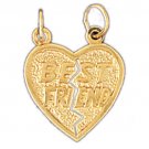 14K GOLD SAYING CHARM - BEST FRIEND #10351