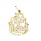 14K GOLD SAYING CHARM - I LOVE MEN & MONEY #10776 14K GOLD SAYING CHARM - I LOVE MEN & MONEY #10776
