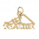 14K GOLD SAYING CHARM - #1 REALTOR #10738