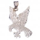 14K WHITE GOLD ANIMAL CHARM - EAGLE #11094