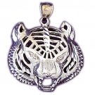 14K WHITE GOLD ANIMAL CHARM - TIGER #11089