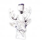 14K WHITE GOLD ANIMAL CHARM - DEER #11070