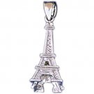 14K WHITE GOLD EIFFEL TOWER CHARM #11277 14K WHITE GOLD EIFFEL TOWER CHARM #11277