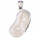 14K WHITE GOLD THEATRICAL DRAMA MASK CHARM #11226