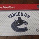 Tim Horton's Tim Gift Card Vancouver Canucks NHL 2018, New, FD-62787