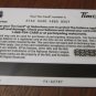 Tim Horton's Tim Gift Card Vancouver Canucks NHL 2018, New, FD-62787