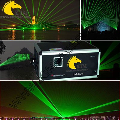 8W Single Green Animation laser light