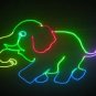 Mini 1W RGB laser fireworks SD Card beam animation for disco party/wedding lighting projector