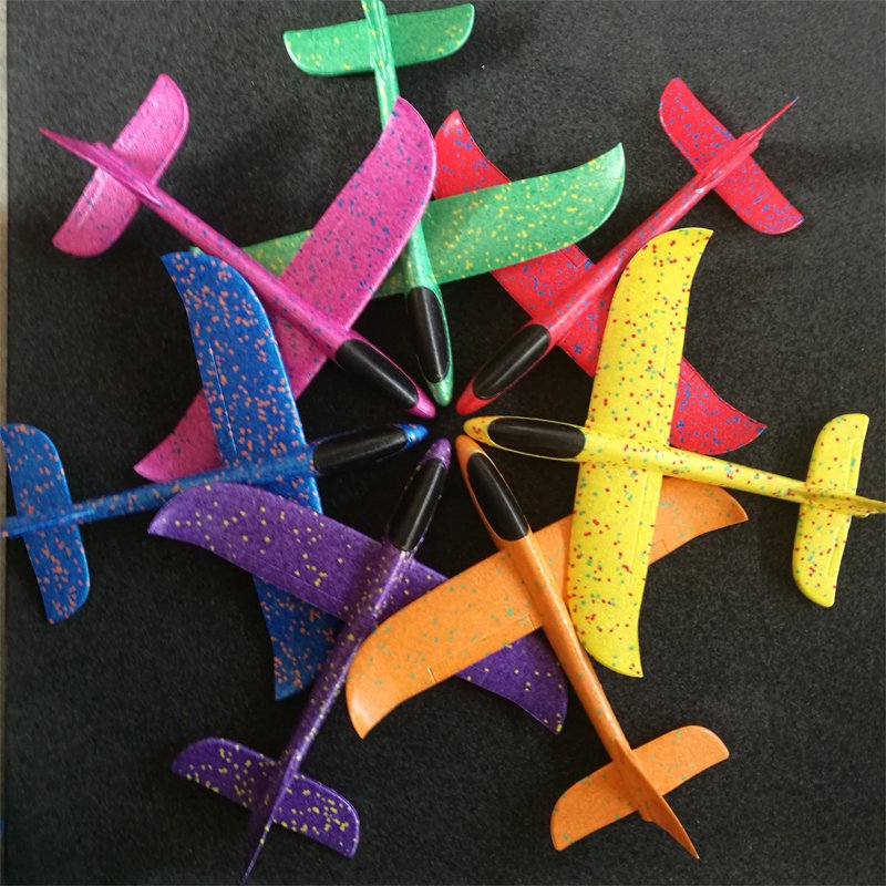 EPP Foam Hand Throw Airplane Outdoor Launch Glider Plane Kids Gift Toy 48CM Interesting Toys