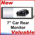 7" TFT LCD Car Rear View Monitor for DVD CD TV MP3