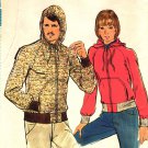 Butterick 3778 Mens' Vintage 1970s Hoodie Sweatshirt Jacket Sewing Pattern