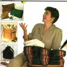 Simplicity 8657 Set of Bags - Tote, Clutch, Cosmetic Bag Sewing Pattern