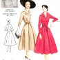 Vogue 2401 Vintage Model 1952 Dress with Wrap Skirt Sewing Pattern 12-14-16