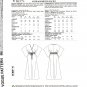 Vogue V1617 Deep V Neck Surplice Jumpsuit Zandra Rhodes Designer Sewing Pattern XS-M