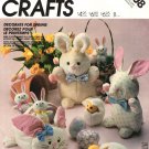 McCall's 2908 Vintage 1980s Stuffed Easter Bunny Chicks Eggs and Basket Sewing Pattern