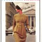 Vogue 1558 Vintage 1960s Mod Style One Piece Dress Gres Designer Sewing Pattern 14