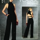 Vogue V1524 Misses' Open Back Jumpsuit Rebecca Vallance Designer Sewing Pattern 6-14