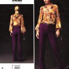 Vogue V1366 Misses' Top Blouse and Pants Trousers Boot Cut Anne Klein Designer Sewing Pattern 16-24