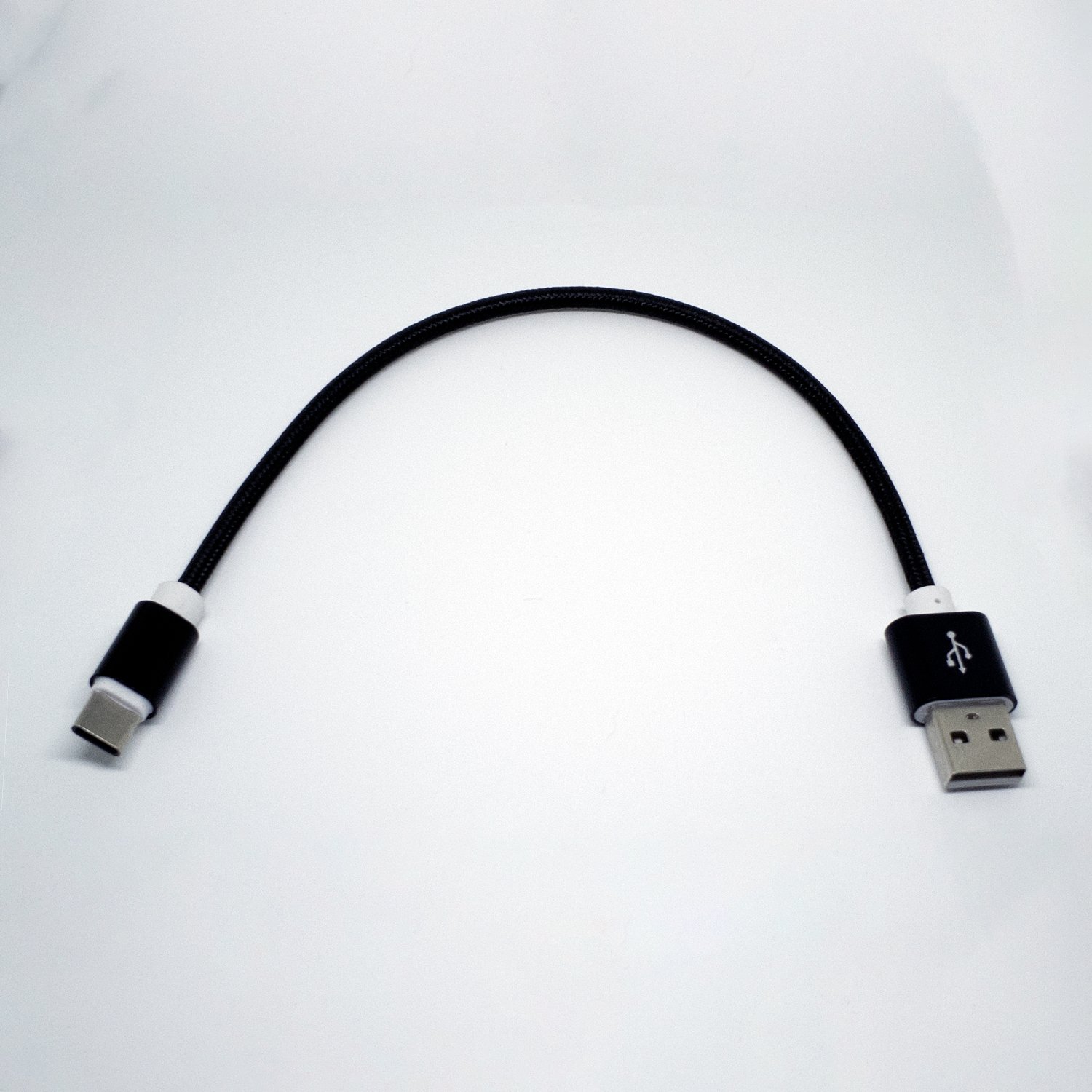 ULTRA TOUGH 10.5" 3.1 USB-A to USB-C Braided HIGH SPEED USB C Cable Black Blk