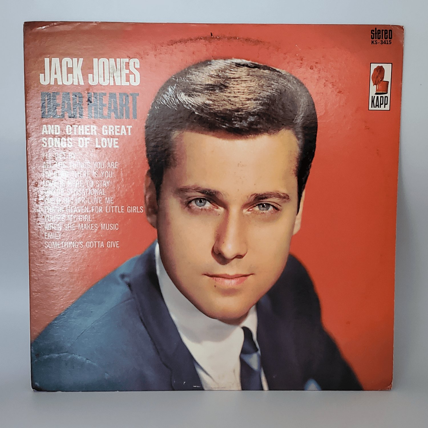 Jack Jones - Dear Heart (Stereo Vinyl Record KS-3415)