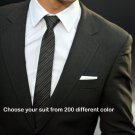 Italian wool made to measure tailored bespoke men's suit