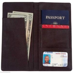 Leather Brown Passport Case Embassy Solid Genuine Smart & Compact Travel