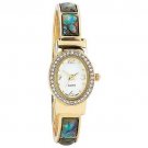 Navarre Ladies' Quartz Watch - Gold Jeweled Band