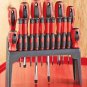 New 18-Pc. Screwdriver Set with Stand Wall Mounted or Stands Alone Great Gift