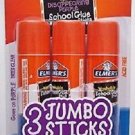 NEW Elmer's Jumbo Glue Sticks 3 Pack Arts & Crafts School Supplies Free Ship