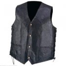 Diamond Plate Pebble Grain Genuine Leather Vest Medium GFVPBM