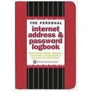 The Personal Internet Address & Password Book In Red Great Stocking Stuffer