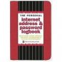 The Personal Internet Address & Password Book In Red Great Stocking Stuffer