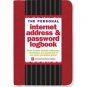 The Personal Internet Address & Password Book In Red Great Stocking Stuffer