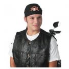 Live to Ride Cotton Skull Cap Black Motorcycle One Size Fits Most GFSKLTR