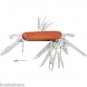 23-Function Multi-Tool With Wood Handle. Royal Quest Model SKMTW23 Great Gift!