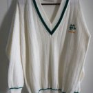 Handmade Beautiful Irish V-Neck Sweater Like New Great Gift for Man in your Life